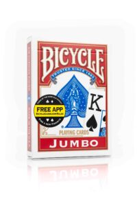 Bicycle Poker Size Jumbo Index - Red