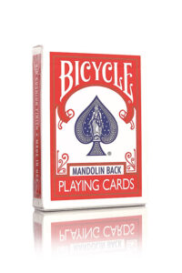 Bicycle Mandolin Back - Red