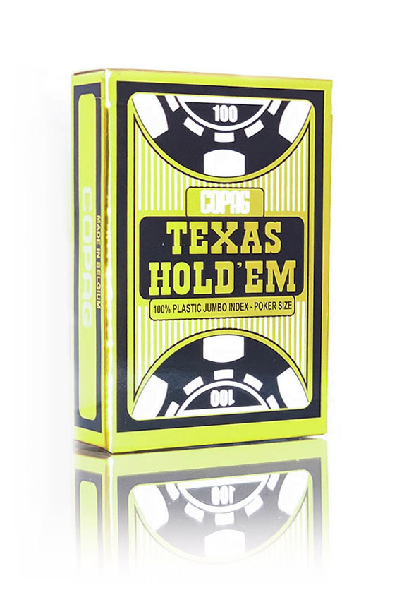 Copag Texas Hold'em 100% Plastic Black