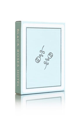 Cold Foil Black Roses Hotel