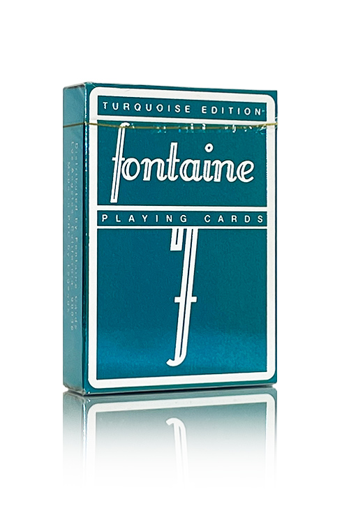 トランプ Fontaine Turquoise Edition Kortlek Fontaine Turquoise Edition | Kortleksbolaget