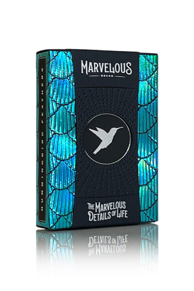 Marvelous Hummingbird Feathers Blue Limited Edition