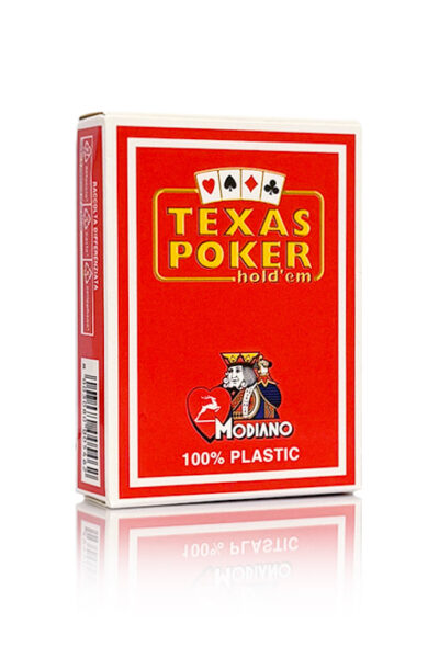 Modiano Jumbo Index Plastic Red