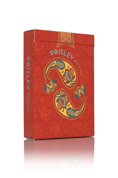 Paisley Poker Red